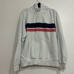 Hoodie white/blue/pink Medium